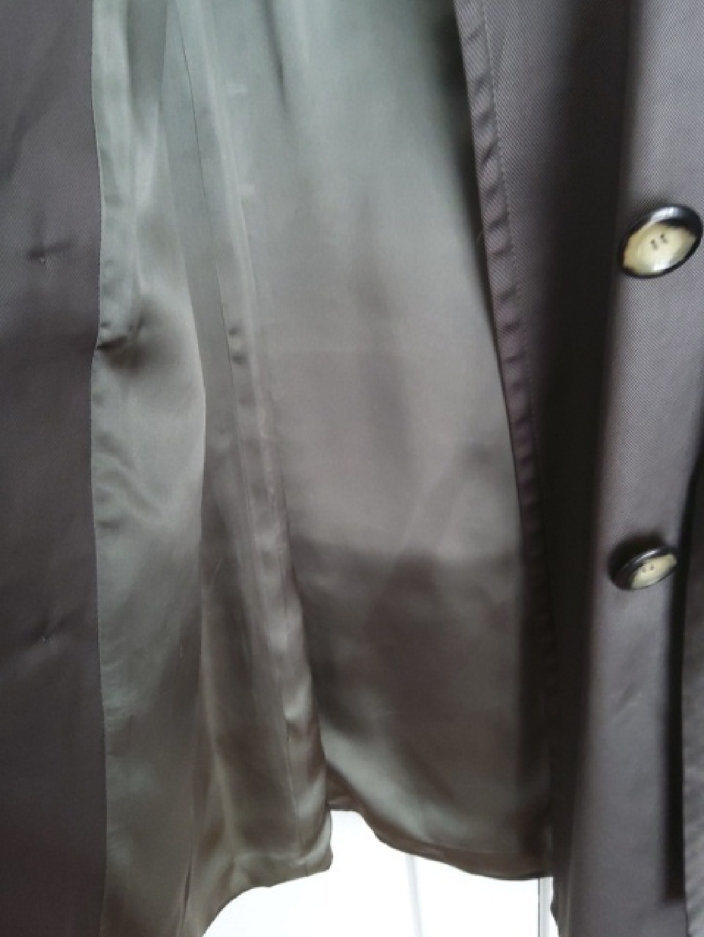 TRINA TURK💥Nwot💥Olive Brown Trench Coat w/Belt - Picture 6 of 7